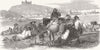 HUNGARY. Halt Presburg 1849 old antique vintage print picture