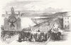 SAN FRANCISCO. Crimea victory celebration. South Park 1856 old antique print