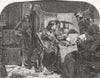 BUCKS. Thomas Chase's murderers writing to Clergy 1849 old antique print