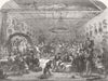 IRELAND. Gt Famine. Irish harvest home 1849 old antique vintage print picture