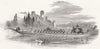 TURKEY. The Sultan's state Barge 1849 old antique vintage print picture