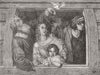 FAMILY. The return of the Dove 1849 old antique vintage print picture