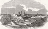 CANADA. Breaking up of ice, St Lawrence, Montreal 1859 old antique print