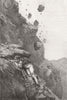 SWITZERLAND. Rock fall, Matterhorn 1871 old antique vintage print picture