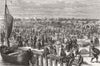 NETHERLANDS. Cheese market, Alkmaar 1871 old antique vintage print picture