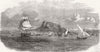 SPAIN. Spanish-Moroccan War. Alicante 1860 old antique vintage print picture