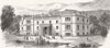SCOTLAND. Broomhill home for Incurables, Glasgow 1875 old antique print