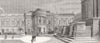 LONDON. University College. new buildings 1881 old antique print picture