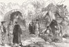 SPAIN. 3rd Carlist War. Madrid. Octroi  1876 old antique vintage print picture