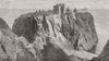 SCOTLAND. Dunnottar Castle, Kincardine  1884 old antique vintage print picture
