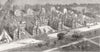 SCOTLAND. New Royal hospital, Edinburgh 1879 old antique vintage print picture