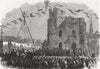 NEWCASTLE. George Grey, keystone, Mechanics Institute 1865 old antique print
