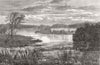 CHESHIRE. Combermere Abbey, Empress of Austria 1881 old antique print picture
