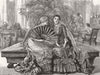 PRETTY LADIES. You've heard what will happen to me? 1882 old antique print