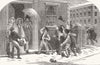 PORTRAITS. Snow sweepers 1850 old antique vintage print picture