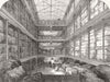 LONDON. Gt wool-floor, docklands 1850 old antique vintage print picture