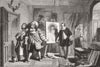 SOCIETY. Too Truthful 1850 old antique vintage print picture