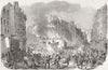 FRANCE. Conflict, Pace Maubert 1848 old antique vintage print picture