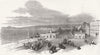 ITALY. Naples-Chiaja, or quay 1848 old antique vintage print picture