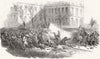 FRANCE. Slaughter, hotel of Minister foreign affairs 1848 old antique print