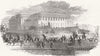 FRANCE. Attack on chamber of deputies 1848 old antique vintage print picture