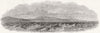 TUNISIA. North Coast of Africa, between Tunis & Bona 1848 old antique print