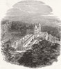 FRANCE. Madame Adelaide's Chateau, Randan 1848 old antique print picture