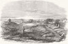 UKRAINE. Crimean War. Inkerman Hill 1855 old antique vintage print picture