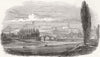 SPAIN. Second Carlist War. Pamplona 1847 old antique vintage print picture