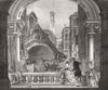 ITALY. New picture-model, Guildhall-Rialto, Venice 1848 old antique print