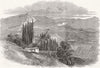 ITALY. Pastrengo, belvedere of Marinelli family 1848 old antique print picture