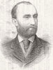 WARCS. Dugdale, of Merevale, Warwickshire 1882 old antique print picture