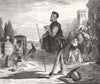 SHAKESPEARE. Malvolio 1' Sun-(12th night) 1849 old antique print picture