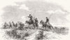 UKRAINE. Cossacks Skirmishing 1855 old antique vintage print picture