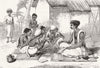 INDIA. Prince of Wales. Hindu Schoolmaster 1875 old antique print picture