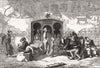 INDIA. Prince of Wales. Prince's. Arab Cafe, Cairo 1875 old antique print