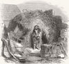 IRELAND. Gt Famine. Scalpeen 1849 old antique vintage print picture