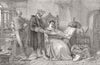 WRITERS. The first impression 1850 old antique vintage print picture