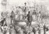 SPAIN. 3rd Carlist War. water supply of Madrid 1876 old antique print picture