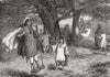 AFGHANISTAN. Afghan Village 1879 old antique vintage print picture
