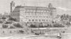NORTHUMBS. New aquarium & winter Gdns, Tynemouth 1878 old antique print