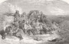 ROGUES. Halt-Smugglers 1851 old antique vintage print picture