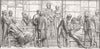 USA. Hospital pavilion 1867 old antique vintage print picture