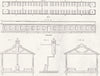 DECORATIVE. Objects, Scriptural museum 1856 old antique vintage print picture
