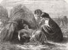 DOGS. The Wheatsheaf 1855 old antique vintage print picture