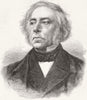PORTRAITS. The late M Victor Cousin 1867 old antique vintage print picture