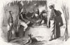 INDIA. Hindu money-changer 1859 old antique vintage print picture