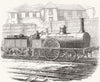 TRAINS. M'Connell's Express locomotive engine 1855 old antique print picture
