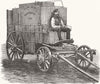 ARTISTS. Fenton's photographic van-Crimea show 1855 old antique print picture