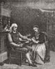 PORTRAITS. The old folks at home 1860 antique vintage print picture